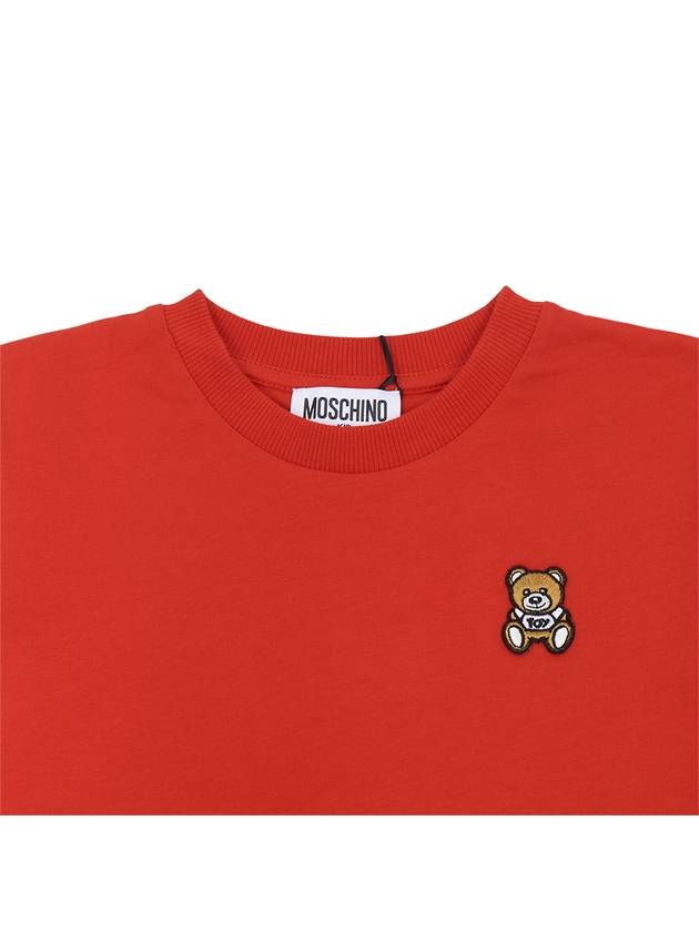 Kids short sleeve t shirt HTM04K LAA10 50109 Adults can wear - MOSCHINO - BALAAN 3