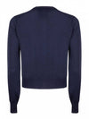 Baby Fox Patch Regular Cardigan Blue - MAISON KITSUNE - BALAAN 3