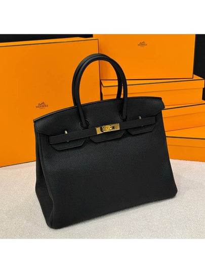 Birkin Bag Togo Skin Black Color 35 - HERMES - BALAAN 2