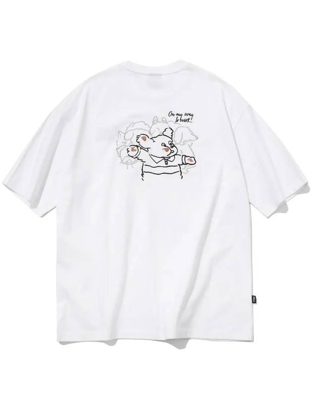 Dawn Push Me Embroidered Short Sleeve T-Shirt White - CPGN STUDIO - BALAAN 2