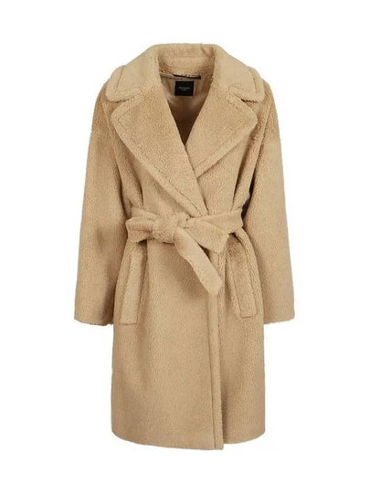 EMMY Belted Wool Coat Beige 2425016122 020 - MAX MARA - BALAAN 2