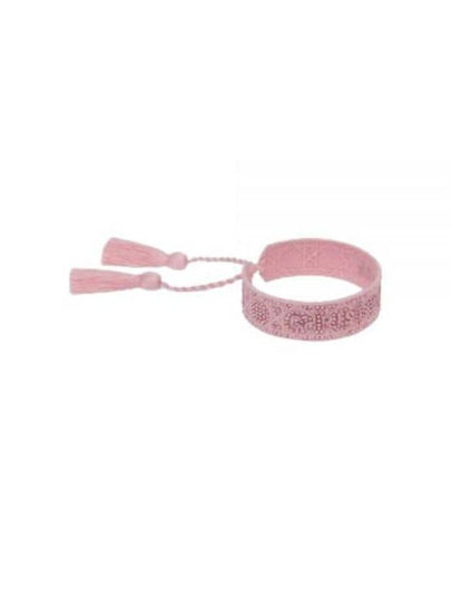 Crystal Embroidery Bracelet Pink - DIOR - BALAAN 2