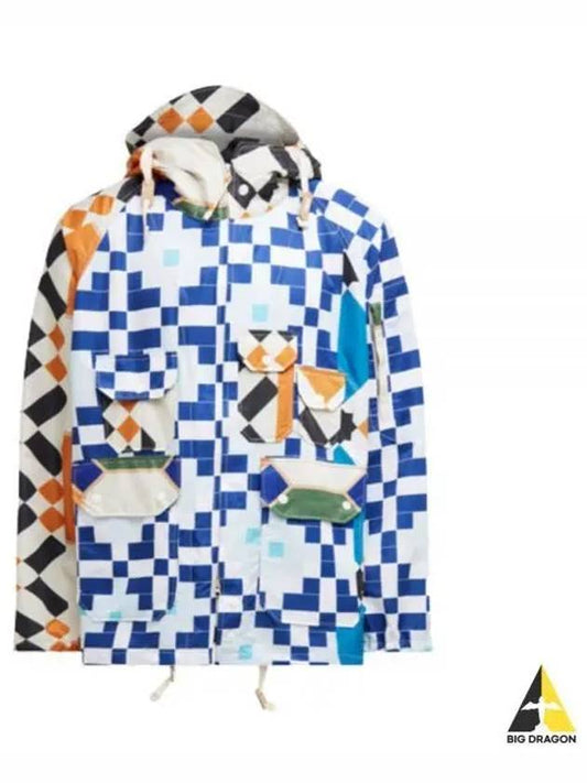 Atlantic Parka Multi Color Poly IslAMI amic Stripe MP198 ST021 Islamic - ENGINEERED GARMENTS - BALAAN 1