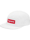 washed chino twill camp cap white WASHED CHINO TWILL CAMP CAP WHITE - SUPREME - BALAAN 1