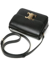 Teen Triomphe Shiny Calfskin Cross Bag Black - CELINE - BALAAN 4