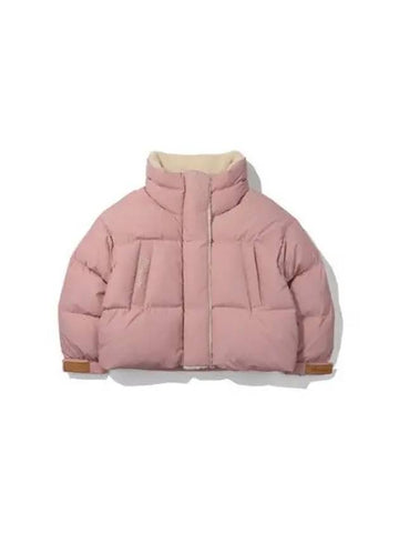 KODAK Apparel Brownie Semi Cropped Fit Short Down Jacket Women PINK - KODO - BALAAN 1