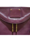 Women s Burgundy Leather Satchel Tote Bag Strap - MARC JACOBS - BALAAN 6