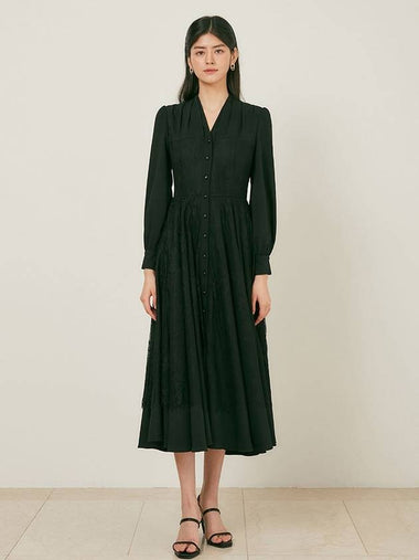 Alessandra long dress black - AME - BALAAN 1