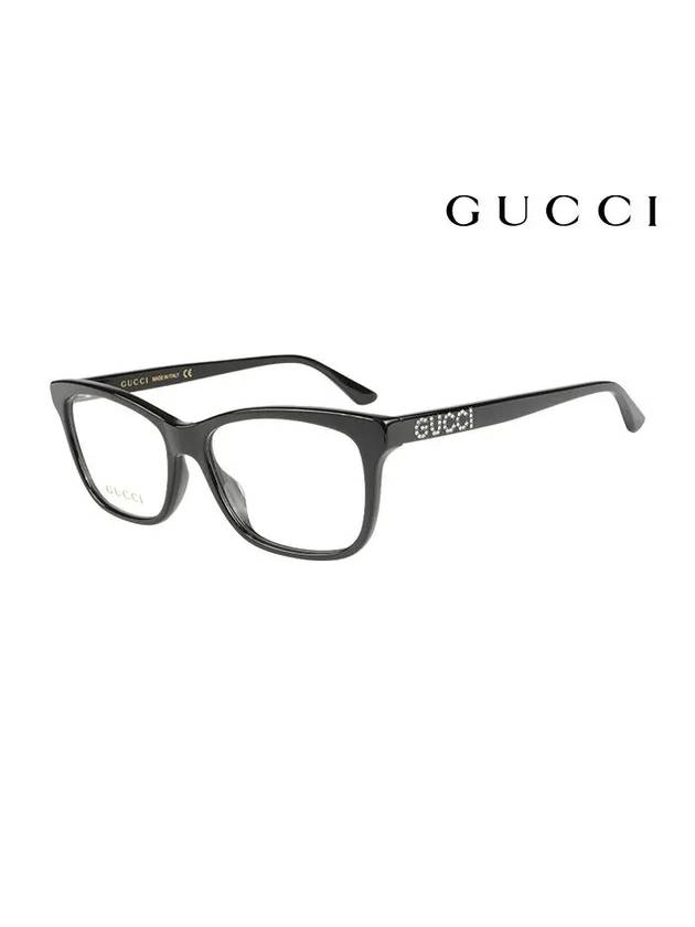 Glasses Frame GG0731O 001 Square Acetate Men Women Glasses - GUCCI - BALAAN.