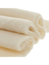 Maison Kitsune Baby Alpaca Plain Scarf LM06206WA0022 MILK - MAISON KITSUNE - BALAAN 5