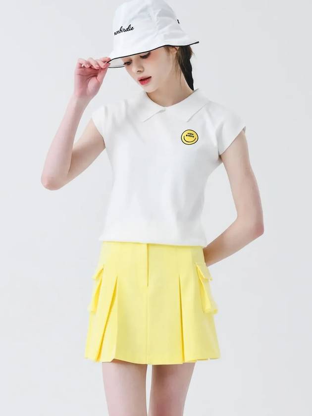 Vivid Cargo Skirt YELLOW - MONBIRDIE GOLF - BALAAN 10