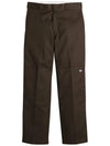 Double knee work pants dark brown 85283 DB - DICKIES - BALAAN 2