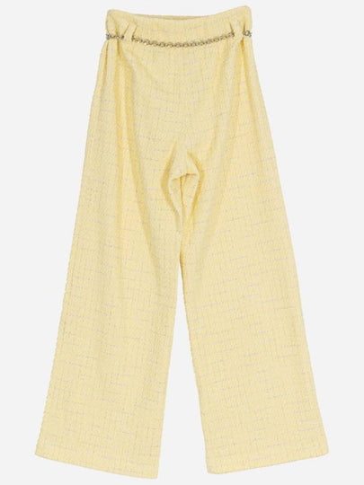 Tweed Belt Pants Trousers Yellow MFPPA00484 - MAJE - BALAAN 2