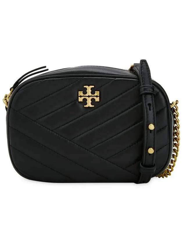 Chevron Kira Small Camera Cross Bag Black - TORY BURCH - BALAAN 2