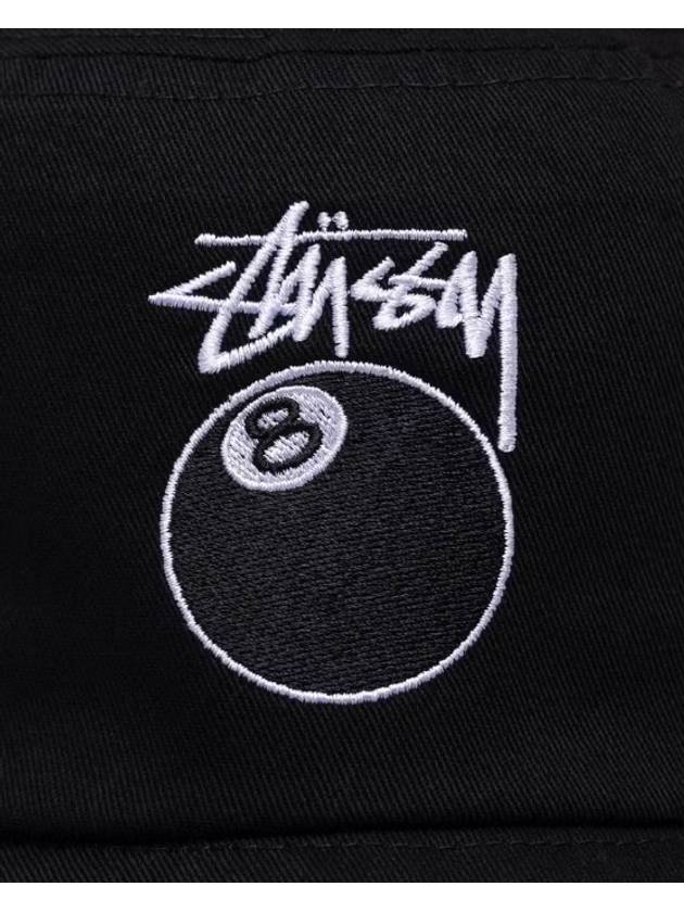 AU Australia 8 BALL Bucket Hat ST7M0114 Black ONE SIZE - STUSSY - BALAAN 3