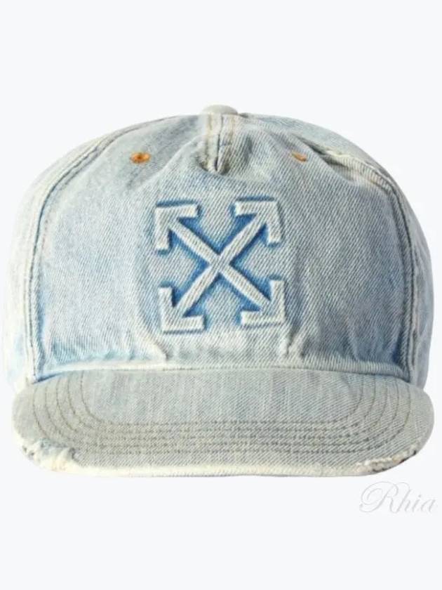 Arrow Colored Base Ball Cap Blue - OFF WHITE - BALAAN 2