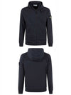 Waffen Patch Zip Up Hoodie Navy - STONE ISLAND - BALAAN 5