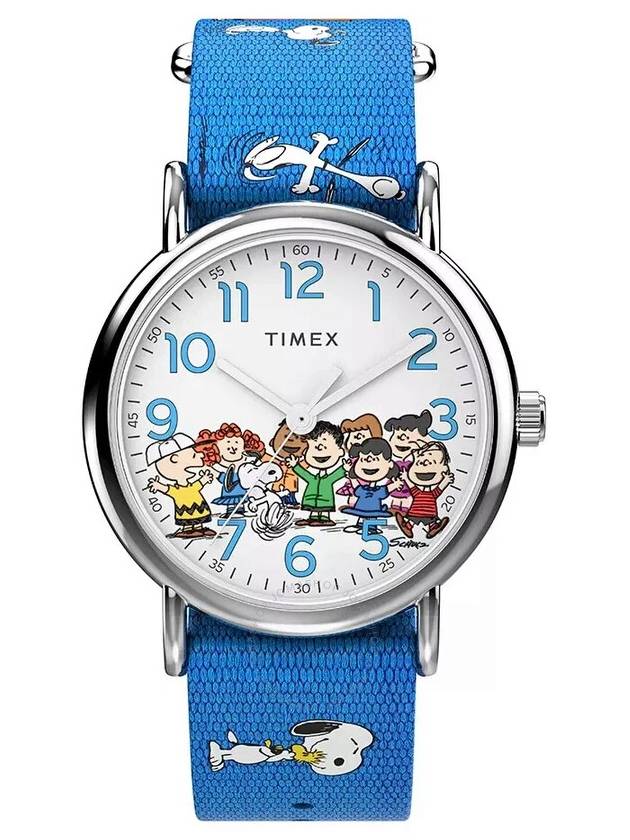 Timex Weekender x Peanuts Quartz White Dial Men's Watch TW2W19400GP - TIMEX - BALAAN 1