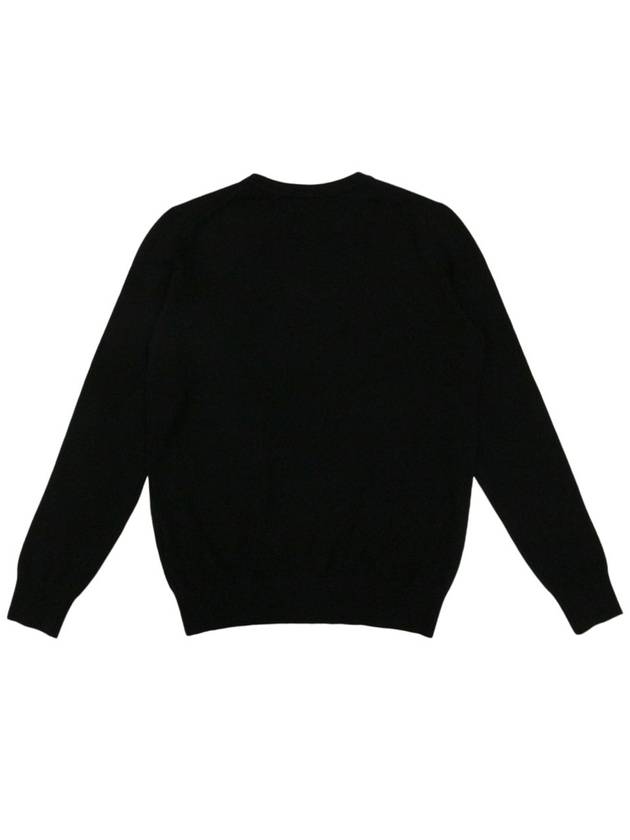 Graphic crew neck long sleeve knit BLACK - MONBIRDIE GOLF - BALAAN 3