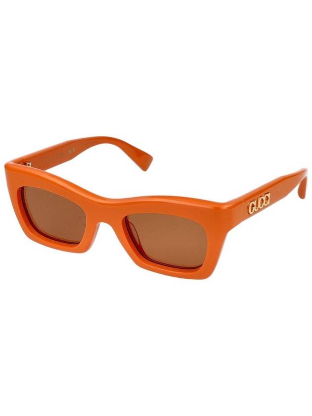 24SS Sunglasses GG1773S 004 ORANGE ORANGE BROWN - GUCCI - BALAAN 3