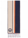 Interlocking G Stripe Muffler - GUCCI - BALAAN 1