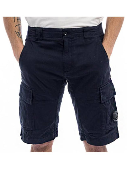 Lens Wappen Cargo Shorts Navy - CP COMPANY - BALAAN 2