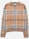 Vintage Check Mohair Knit Top Camel - BURBERRY - BALAAN 4