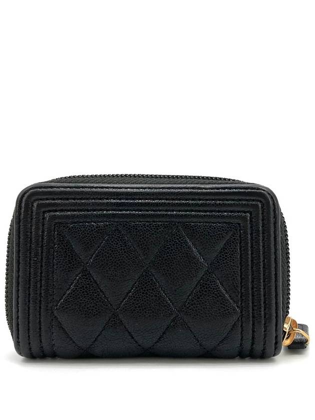 Boy Caviar Gold Card Wallet Zipper Doll - CHANEL - BALAAN 5