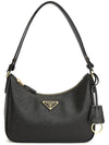 Saffiano Leather Mini Bag Black - PRADA - 2