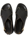 Fussbet Leather Sandals Black - MARNI - BALAAN 3