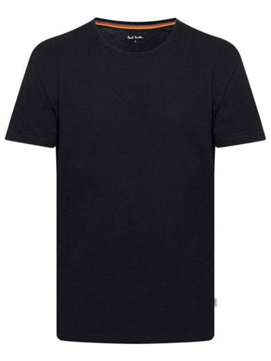 Men's Slimfit Short Sleeve T-Shirt Black - PAUL SMITH - BALAAN 1