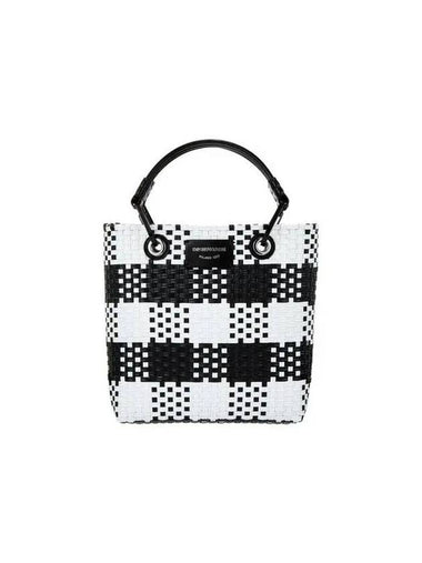 Women s Check Pattern Woven White 270335 - EMPORIO ARMANI - BALAAN 1