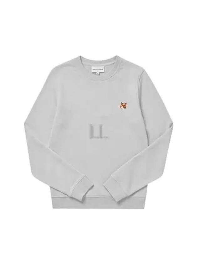 Fox Head Patch Regular Sweatshirt Grey - MAISON KITSUNE - BALAAN 2