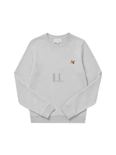 Fox Head Patch Regular Sweatshirt Grey - MAISON KITSUNE - BALAAN 2