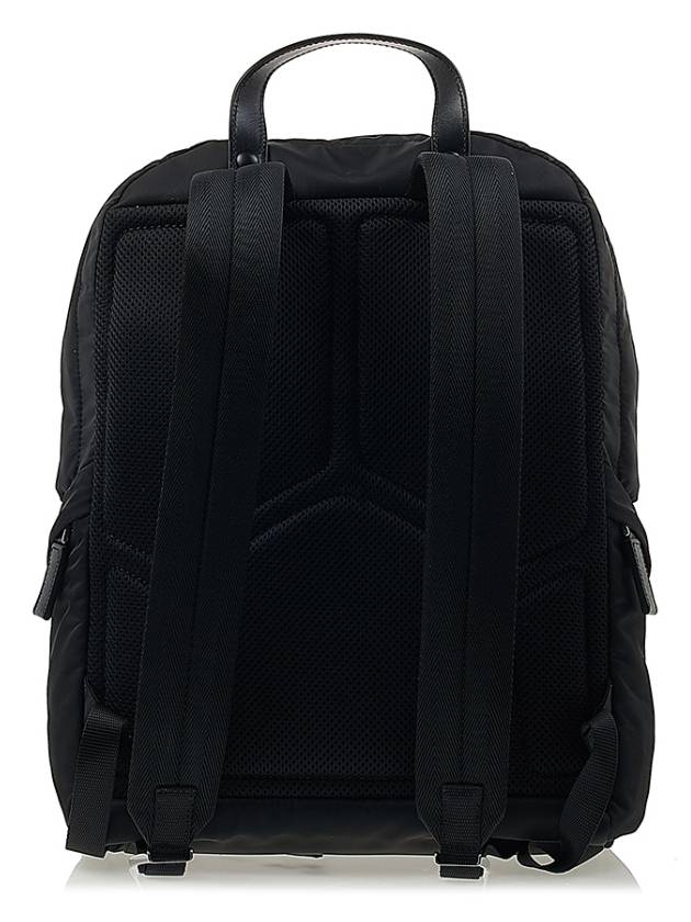 Triangle Logo Re-Nylon Backpack Black - PRADA - BALAAN 4