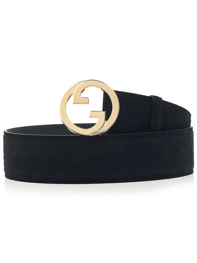 Blondie Wide Belt Black - GUCCI - BALAAN 11