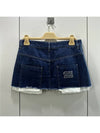 40 MiuMiu Women s Denim Low Rise Mini Skirt - MIU MIU - BALAAN 8