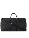 Louis Vuitton Keepall 55 Bandouliere Damier Canvas Duffel Bag Grey - LOUIS VUITTON - BALAAN 1