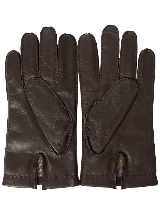 Ripper Men s Cashmere Touch Screen Gloves 5 9201 BROWN 039 - DENTS - BALAAN 2