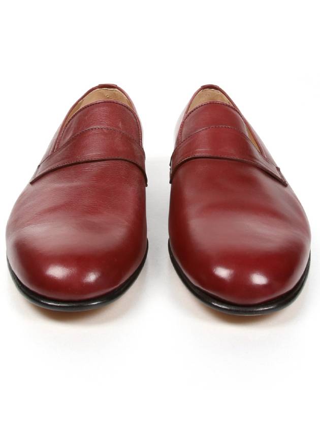 Calfskin burgundy loafers QFCM0L - BRIONI - BALAAN 2