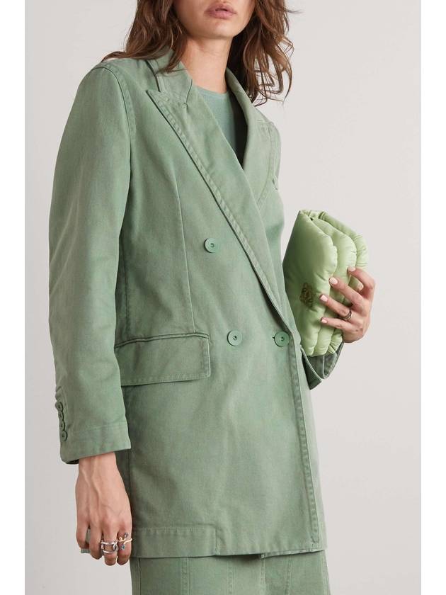 Women's Zenobia Double Jacket Green - MAX MARA - BALAAN 4