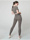 Support Tension Leggings Dark Beige - ATHPLATFORM - BALAAN 1