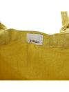 Yenky Embroidered Logo Large Shopper Tote Bag Yellow - ISABEL MARANT - BALAAN 9