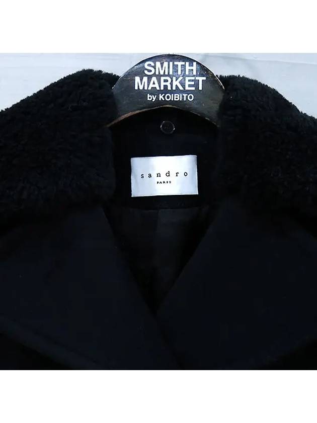 Smith Market used luxury goods black coat women s clothing - SANDRO - BALAAN 2