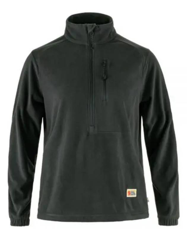 Vardag Lite Fleece Long Sleeve T-Shirt Dark Grey - FJALL RAVEN - BALAAN 2