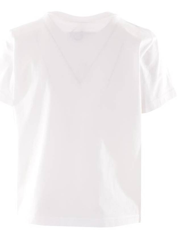 Logo Cotton Short Sleeve T-Shirt White - ALEXANDER WANG - BALAAN 3