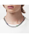 LV Mosaic Necklace Silver - LOUIS VUITTON - BALAAN 4