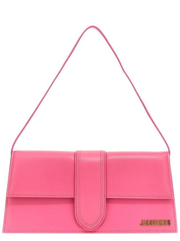 Le Bambino Long Flap Shoulder Bag Neon Pink - JACQUEMUS - BALAAN 2