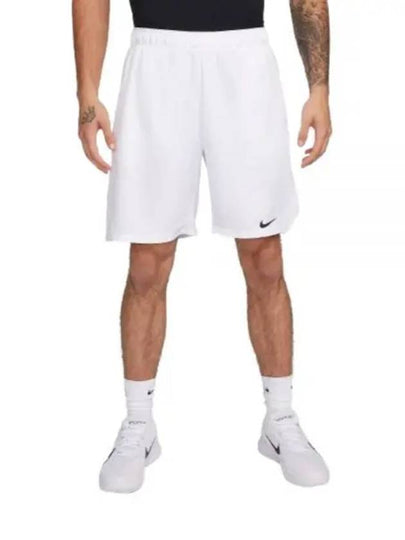 Men's Court Victory Dry Fit Shorts 9 Inch White - NIKE - BALAAN 2