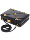 Roman Stud Minaudi?re Clutch Bag Black - VALENTINO - BALAAN.